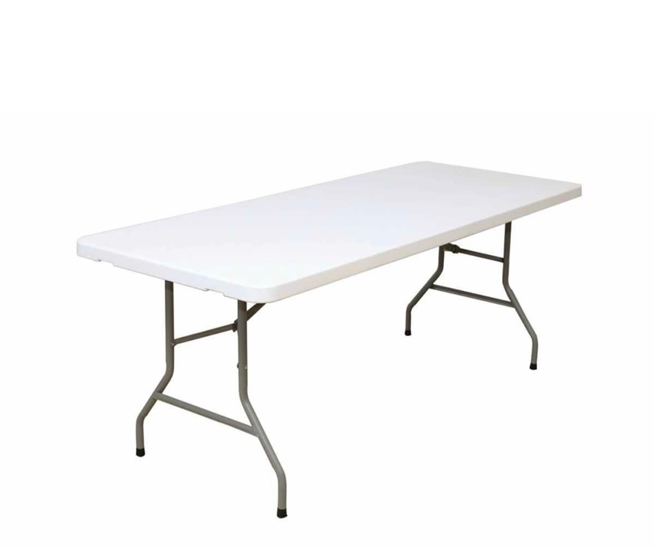 Table blanche rectangulaire 180cm